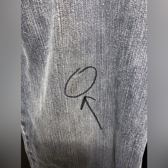 🪺Carhartt Distressed Relaxed Fit Blue Denim Jeans - Picture 8 of 13